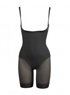 Combinaison panty gainante noire - Sexy sheer - Miraclesuit Shapewear