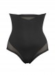 Culotte gainante taille extra-haute noire - Sexy Sheer Shaping - Miraclesuit Shapewear