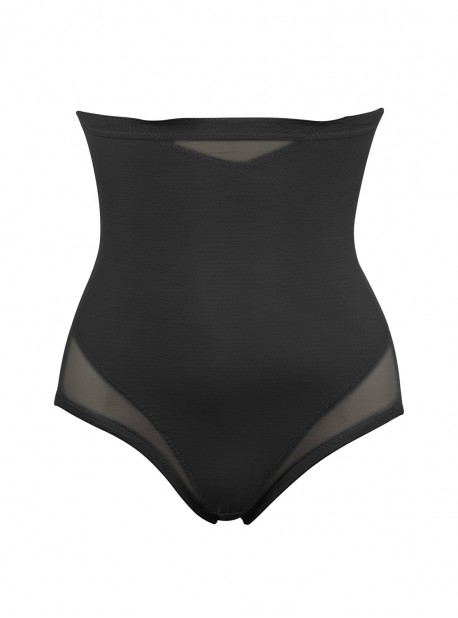 Culotte taille extra-haute noire - Sexy Sheer Shaping - Miraclesuit Shapewear