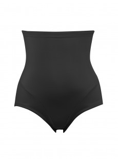 Culotte gainante taille haute noire - Luxe Shaping