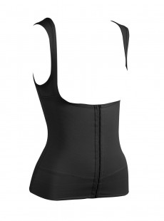 Ceinture gainante noire avec bretelles - Inches Off - Miraclesuit Shapewear