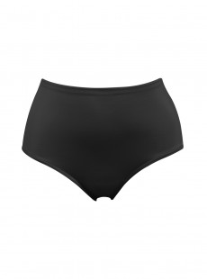 Culotte mi-haute noire - Soft & Smooth - Naomi & Nicole